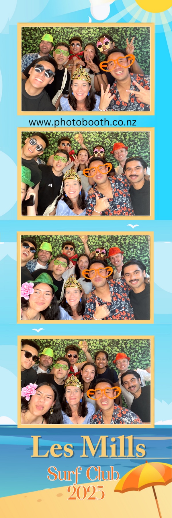 Les Mills EOY Party — Selfie Central photo booth